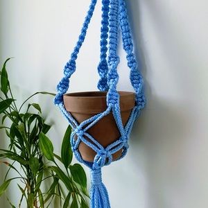 Handmade macrame plant hanger
